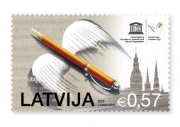 Latvijas Pasts releases new stamp dedicated to freedom of speech