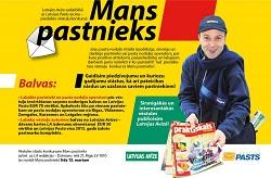Latvijas Pasts aicina nosaukt katra reģiona labāko pastnieku un pasta operatoru