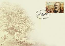 Latvijas Pasts izdod pastmarku 19.gadsimta ievērojamā latviešu kultūras darbinieka Jāņa Cimzes 200.jubilejas atcerei