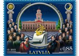 Latvijas Pasts releases new stamp dedicated to 200th anniversary of Courland Society for Literature and Art