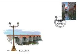 Latvijas Pasts releases a stamp dedicated to Kuldiga