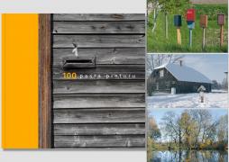 The book 100 Postal Stops issued on the centenary of Latvijas Pasts in collaboration with photographer Jānis Deinats  