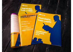The new subscription season is open – 749 periodicals are available for subscription at Latvijas Pasts for 2019 