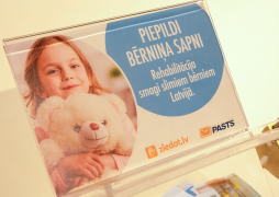 Latvijas Pasts customers donated over 12,000 euro for the Ziedot.lv campaign Fulfil a Child’s Dream