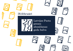 Latvijas Pasts is going to present the Annual Press Subscription Award to publishers in various nominations 