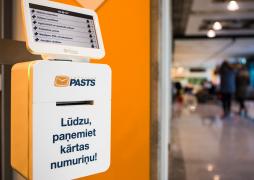 Post offices of Latvijas Pasts will be open during the Easter holidays in shopping centres; pensions and benefits will be paid out earlier 