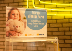 Latvijas Pasts customers donate more than EUR 10,000 for medical care of severely ill children and adolescents