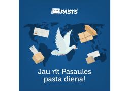 Marking the World Post Day, Latvijas Pasts extends its greetings for the sector’s holiday and urges compliance with precautionary measures