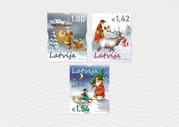 Latvijas Pasts concludes its new philatelic releases of 2020 with the traditional Christmas series stamps