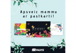 Latvijas Pasts resumes Mother’s Day postcard sending campaign on social networks, which is much loved by many followers 