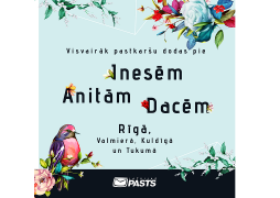 Holders of the names Inese, Anita and Dace in Riga, Valmiera and Kuldīga receive most greetings in Mother’s Day postcard sending campaign