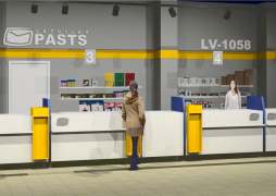 Latvijas Pasts will refurbish the visual look of more than 40 post offices and improve customer convenience 