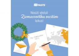 Latvijas Pasts encourages the little residents of Latvia to send a letter to Father Christmas in a timely manner