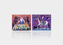 Latvijas Pasts releases two stamps in the joint Europa series, this year featuring stories and myths 
