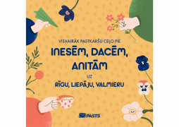 Holders of the names Inese, Dace and Anita in Riga, Liepāja and Valmiera receive most postcards with greetings on Mother’s Day 