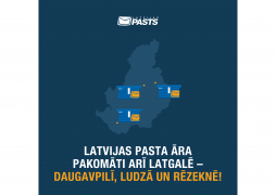 Outdoor parcel lockers of Latvijas Pasts are now also in Latgale: in Daugavpils, Ludza and Rēzekne