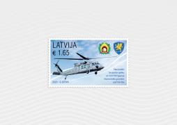 Latvijas Pasts releases a stamp dedicated to the 30th anniversary of the partnership of the Latvian National Armed Forces and the US Michigan National Guard