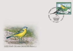 Putnu sērijas jaunajās pastmarkās – Latvijas 2017.gada putns dzeltenā cielava un retais mazais ormanītis 