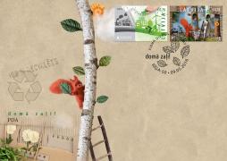 Latvijas Pasts releases two new stamps Europa – Think Green