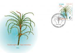 Latvijas Pasts releases a stamp featuring a unique aquatic plant – the delicate naiad dating from the ice age 