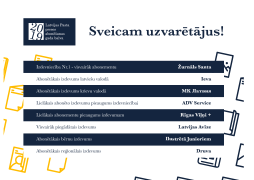 Noskaidroti Latvijas Pasta preses abonēšanas gada balvas 2018.gada ieguvēji
