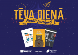 Latvijas Pasts and Mammamuntetiem.lv offer the opportunity to send free greeting postcards to dads