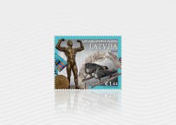 Latvijas Pasts izdod Latvijas Sporta muzejam veltītu pastmarku 