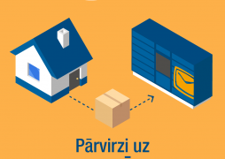 Latvijas Pasts offers an opportunity to remotely redirect a registered item to a parcel locker via the mobile app