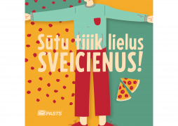 Latvijas Pasts starts the Father’s Day postcard-sending campaign Sending you greetings thaaat big!