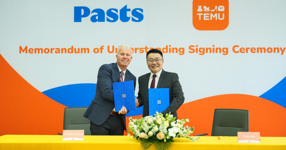 “Temu” un “Latvijas Pasts” paraksta vienošanos par vietējo pārdevēju atbalstu Latvijā Temu and Latvijas Pasts Sign Agreement to Support Local Sellers in Latvia