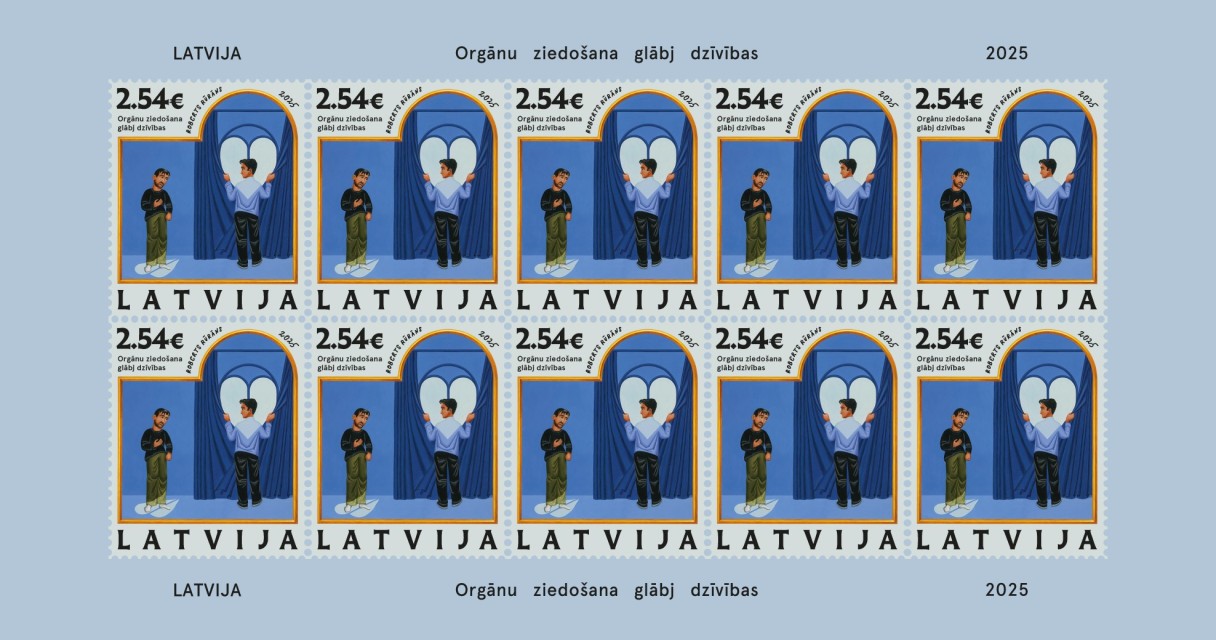 Izdos pastmarku, aicinot glābt dzīvības 