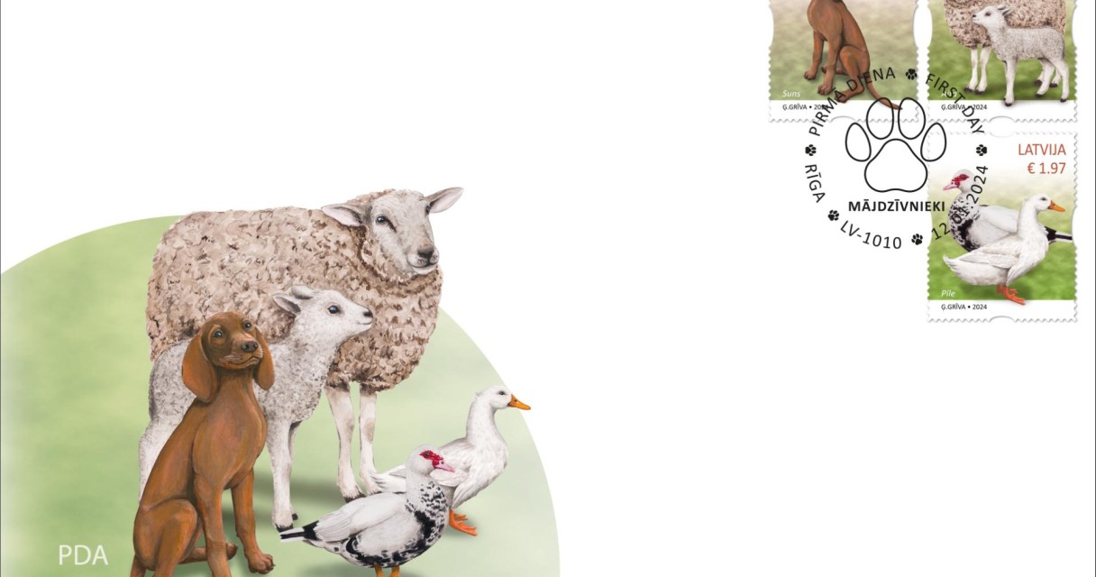 Aploksne_Majdzivnieki_2024 "Latvijas Pasts" izdos jaunas pastmarkas sērijā "Mājdzīvnieki"