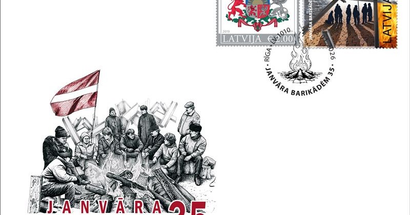 Apl_Barikades_2026_Paraugiem 2 Pieminot barikāžu 35. gadadienu, izdos īpašā dizaina aploksni