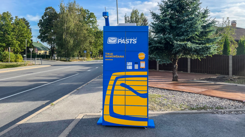 Mobilais_bezekrana_pakomats "Latvijas Pasts" testē pirmo mobilo pakomātu Latvijā