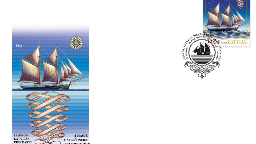 Aploksne_kugi_Jupiters_2024 Latvijas Pasts releases a new stamp in the series of historical ships