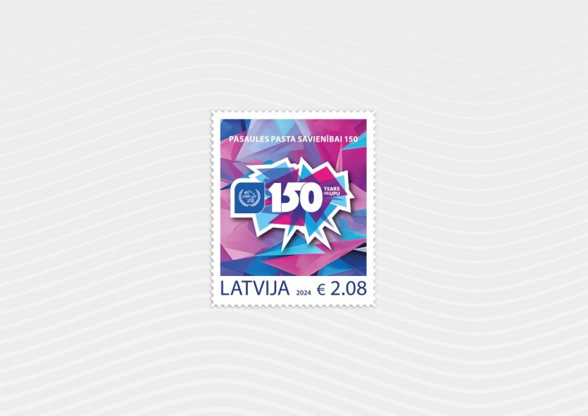 Pastmarka_Pasaules_Pasta_savieniba_8102024 Latvijas Pasts to dedicate a stamp to the 150th anniversary of the Universal Postal Union