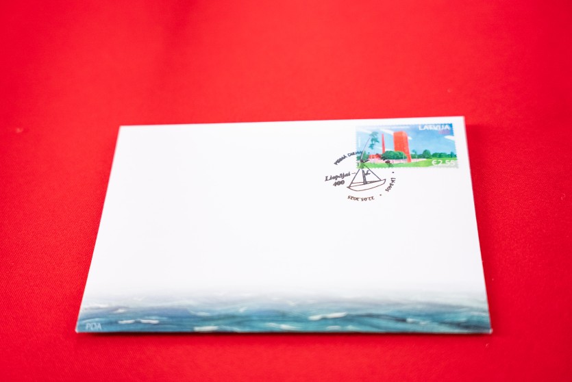 Liepaja-61 Latvijas Pasts Presents a Commemorative Stamp in Celebration of Liepāja’s Anniversary