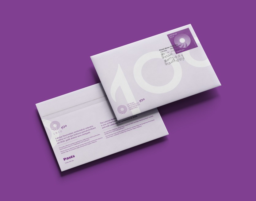 Veltīs pastmarku Latvijas Nacionālā simfoniskā orķestra simtgadei