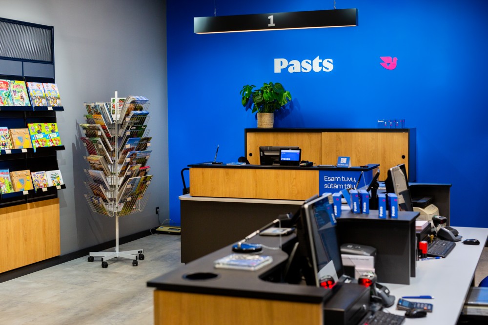 ieejas skats jaunajā klientu centrā