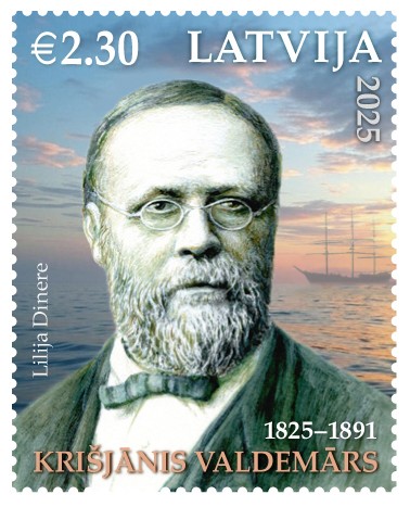 K_Valdemārs_pastmarka jaunās pastmarkas dizains: viena loksne