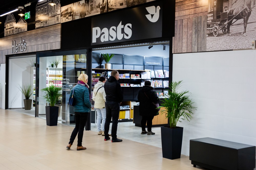 ieejas skats jaunajā klientu centrā