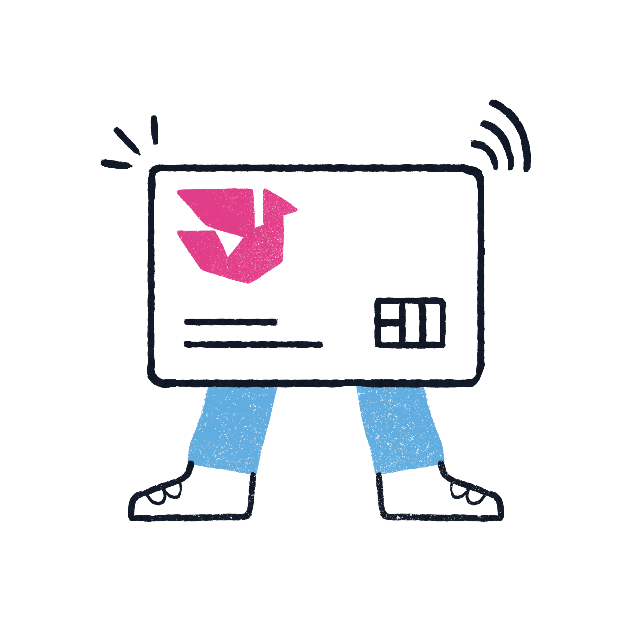 Maksājumu karte ilustrācija