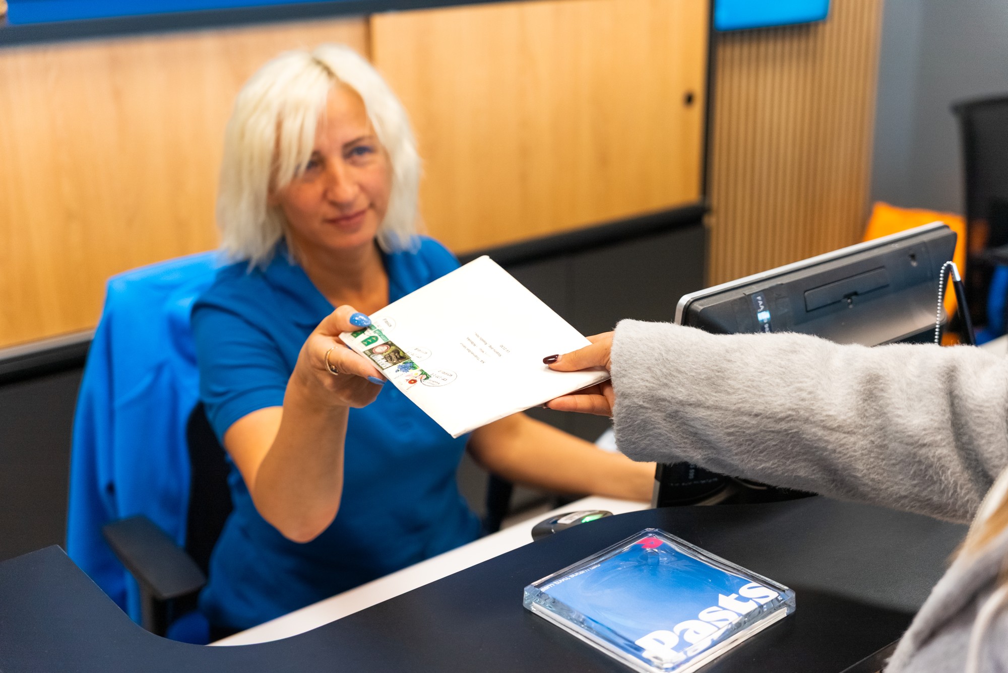 24.10.2025-19 Receiving letter from a postal worker