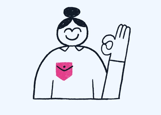 Cilveki2_Blue Illustrācija