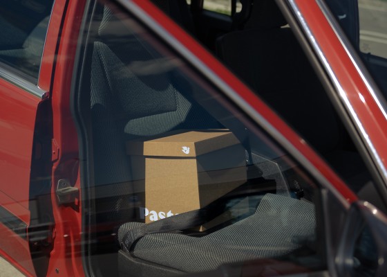 Kaste piesprādzēta auto